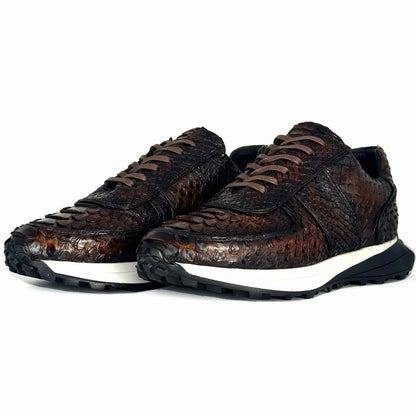 SNEAKER PITON BROWN