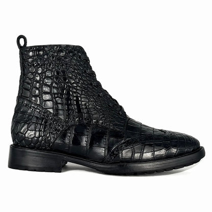 PETER BOOTS COCODRILO NILOTICUS BLACK