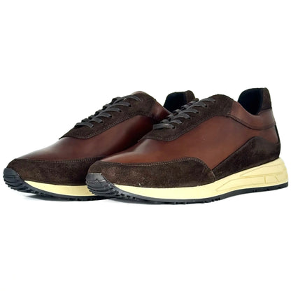 SNEAKER PIEL & GAMUZA BROWN