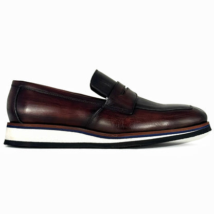 SNEAKER PIEL WINE