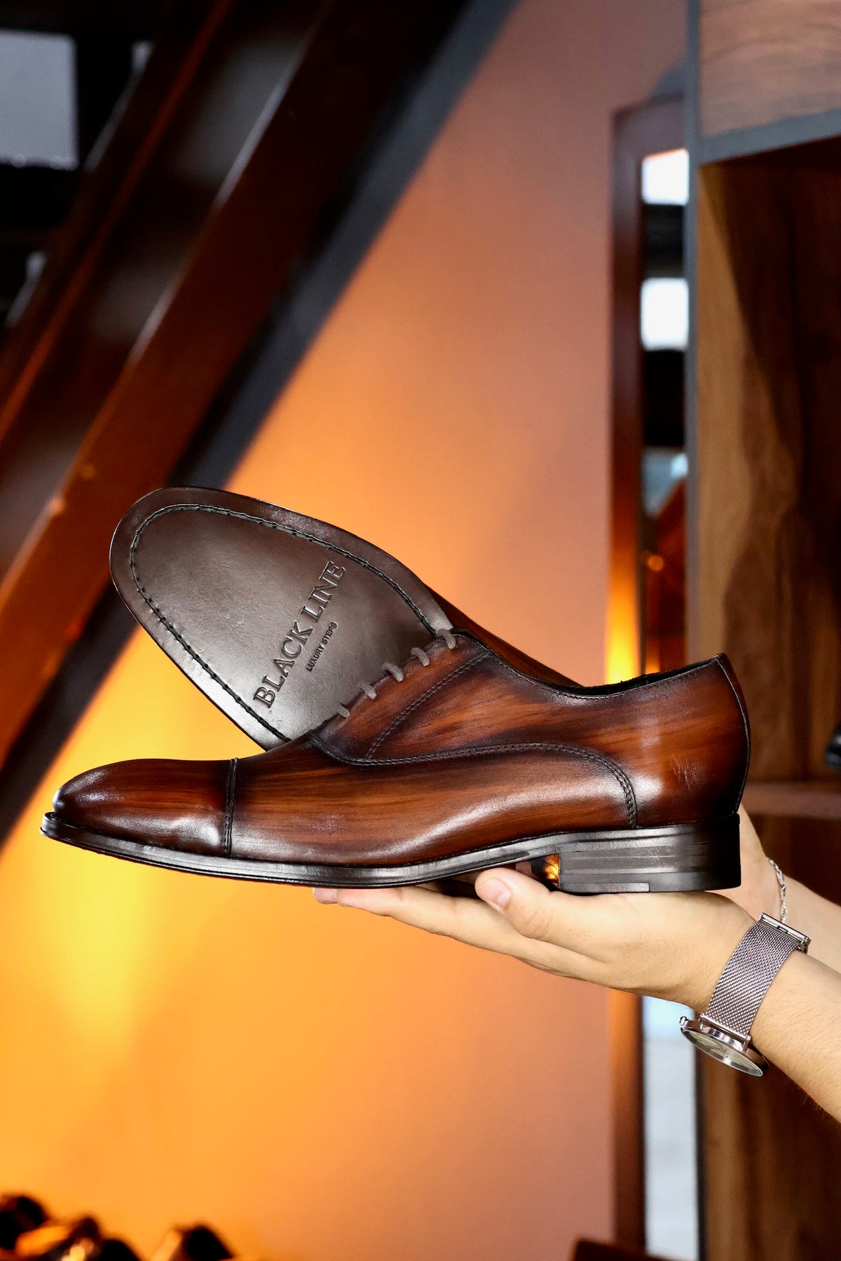 ALEJANDRO PIEL PATINA BROWN