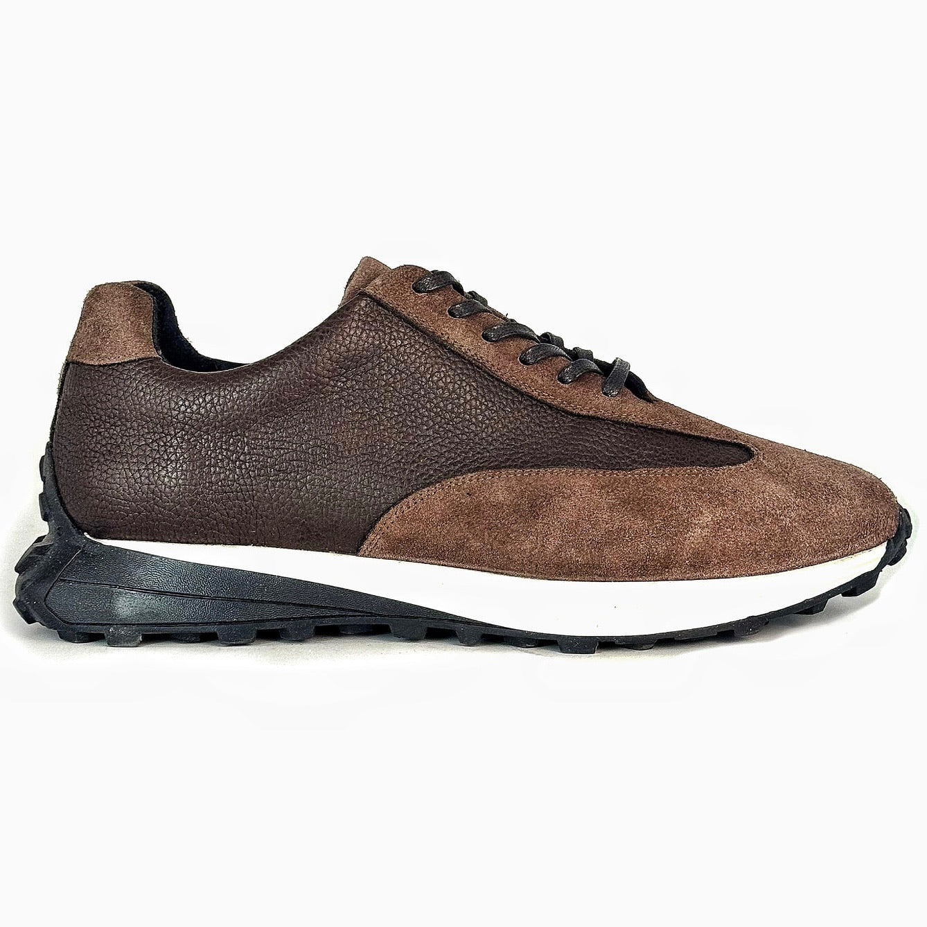 SNEAKER GAMUZA & FLOATER BROWN