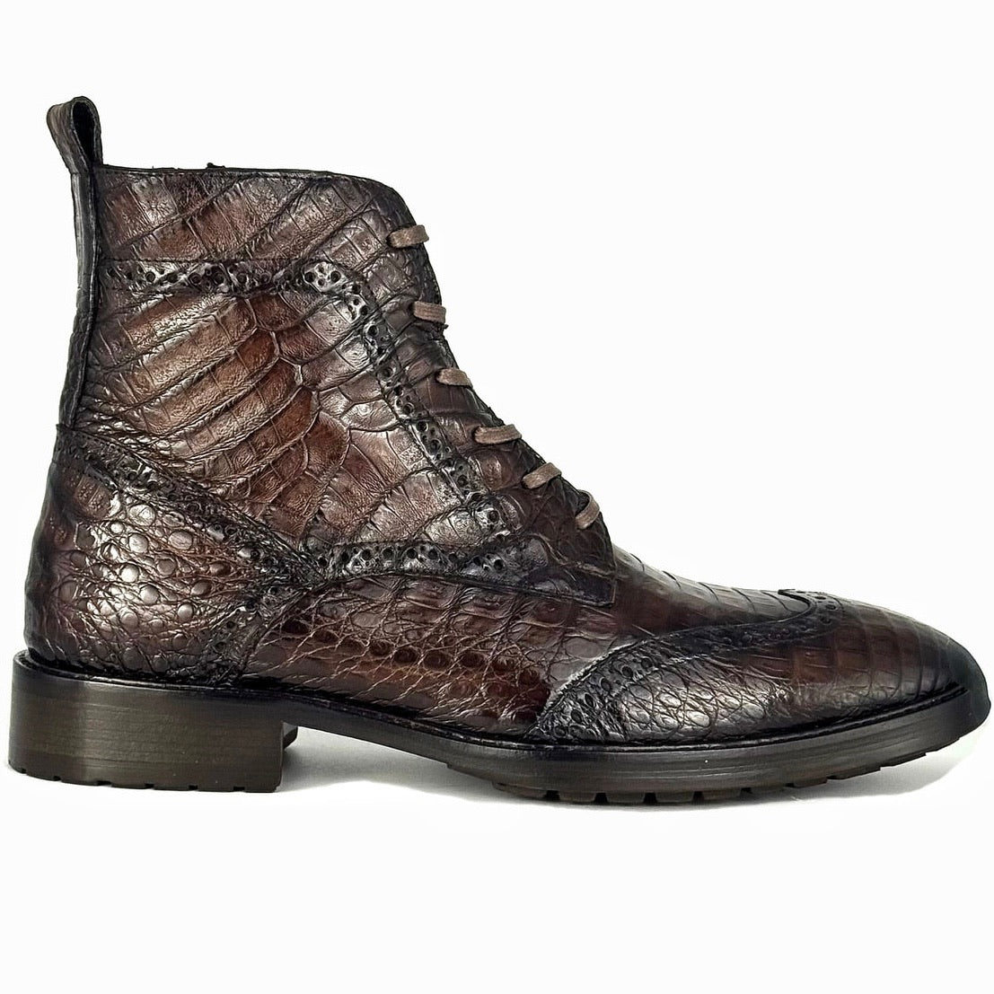 PETER BOOTS COCODRILO FUSCUS BROWN