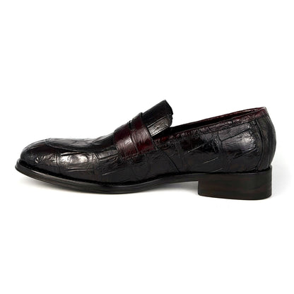 DORIAN CROCODILE BROWN &amp; WINE 
