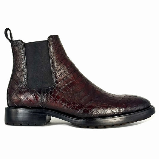 SAMUEL CHELSEA CROCODILE BROWN (TRACK)