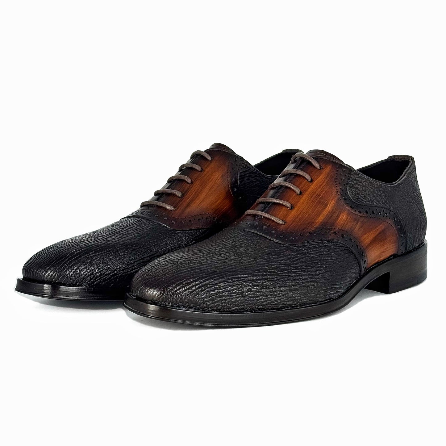 ROBERT TIBURON &amp; PIEL BLACK BROWN