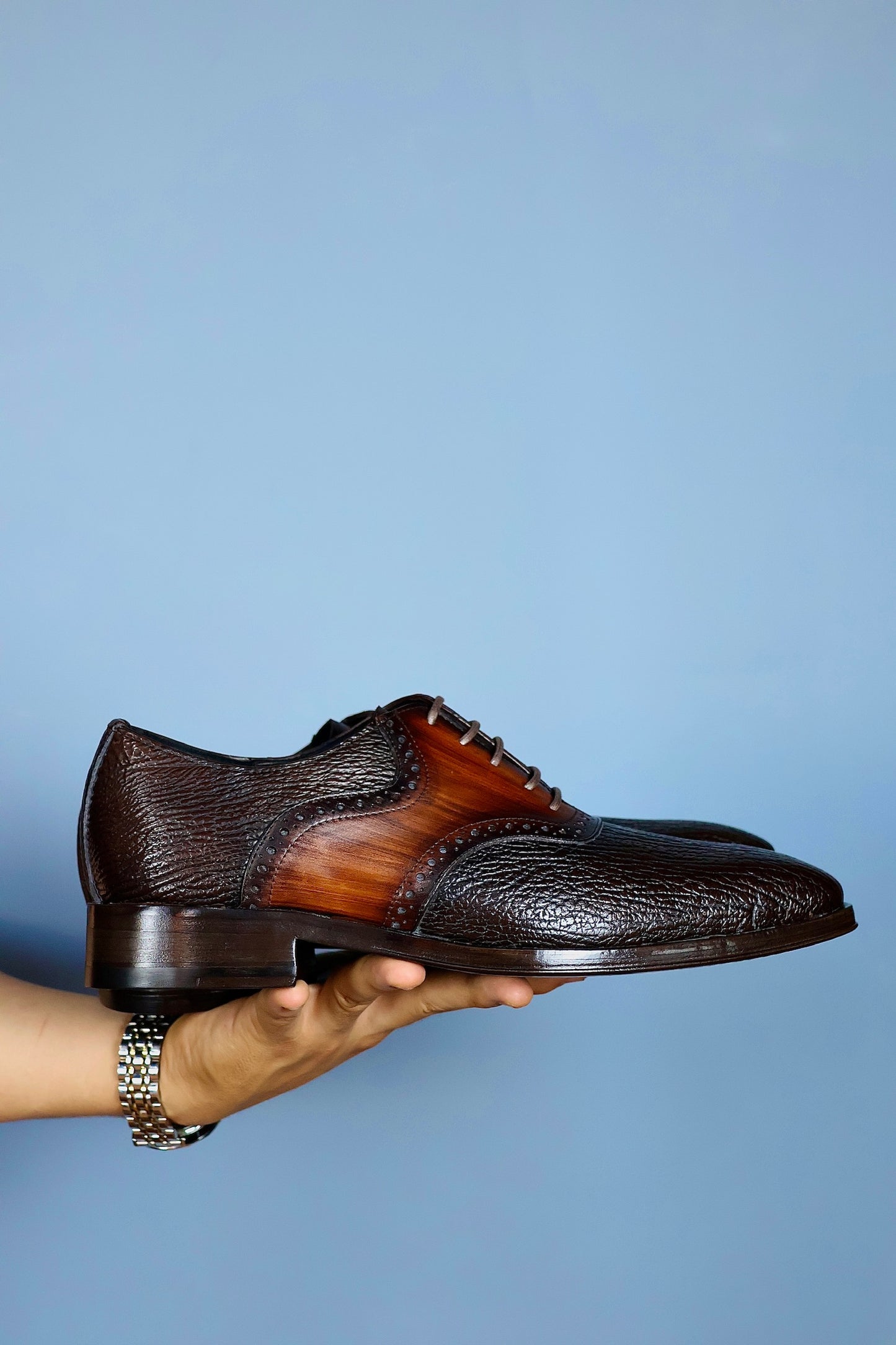 ROBERT TIBURON &amp; PIEL BLACK BROWN