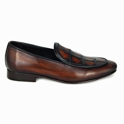 RICHARD CROCO & LEATHER BROWN