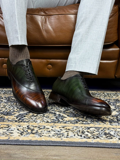 MARQUES PIEL PATINA GREEN & BROWN