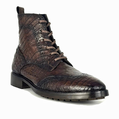 PETER BOOTS COCODRILO FUSCUS BROWN