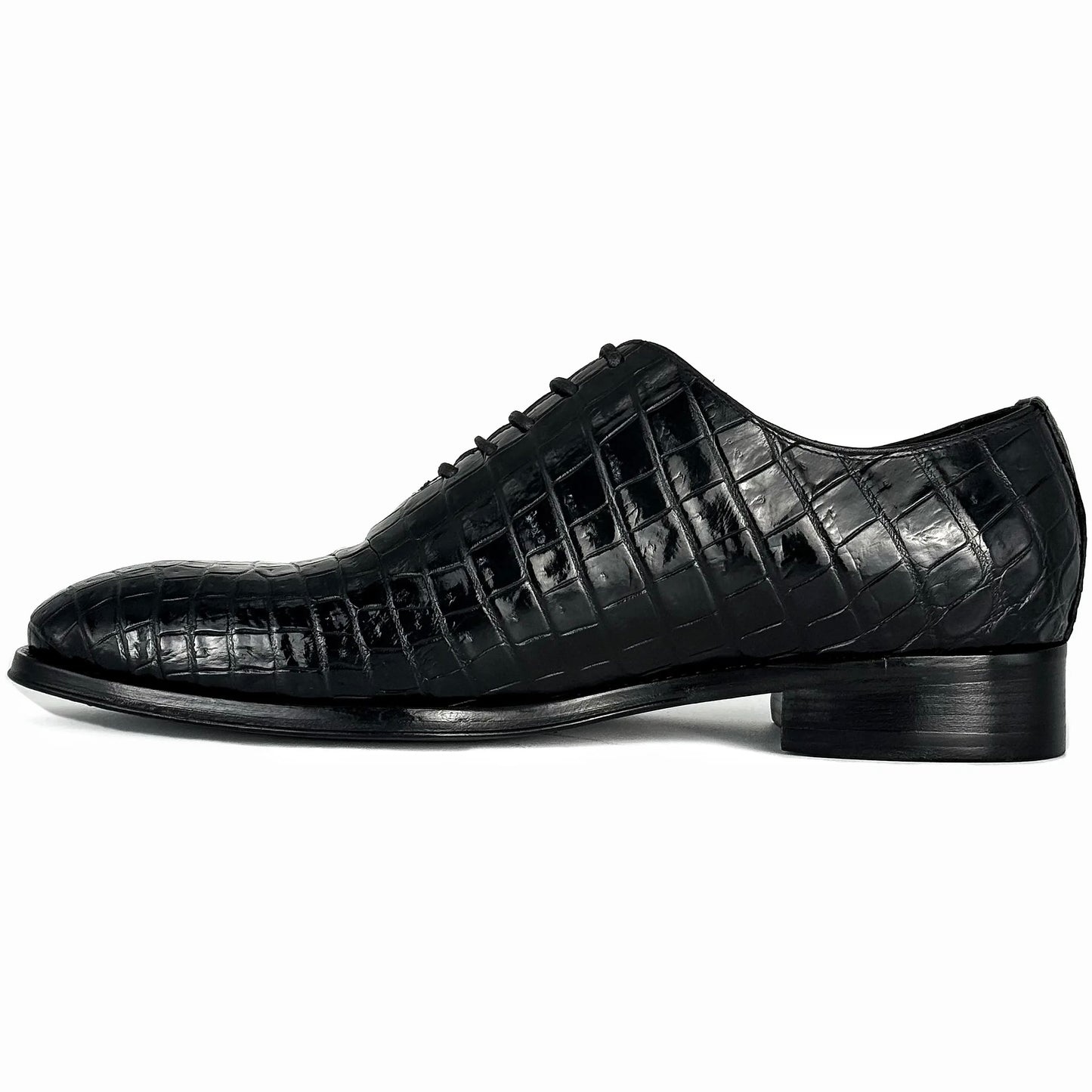 HUGO WHOLECUT COCODRILO BLACK