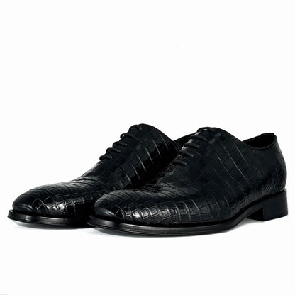 HUGO WHOLECUT COCODRILO BLACK