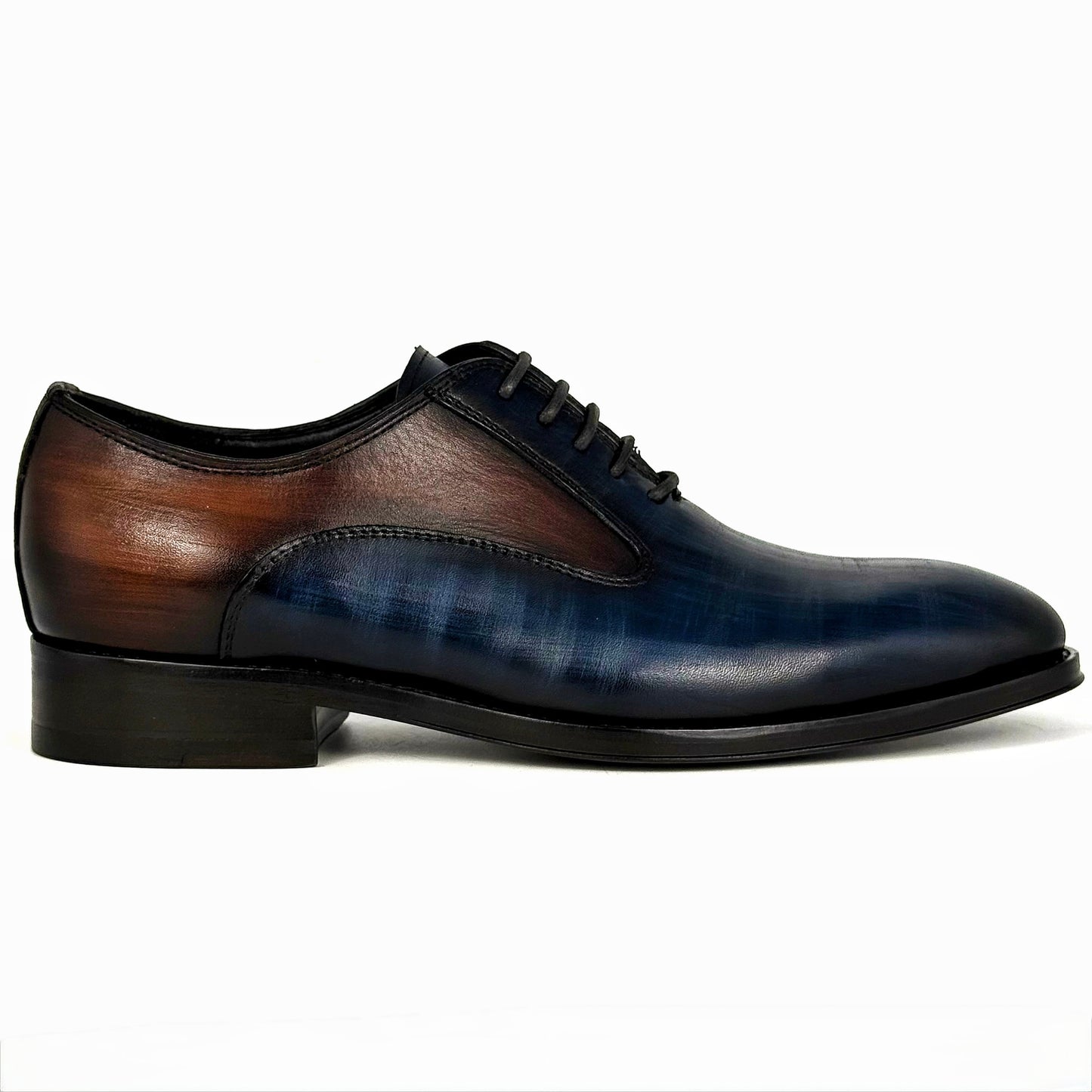 BLUE & BROWN LEATHER LIAM