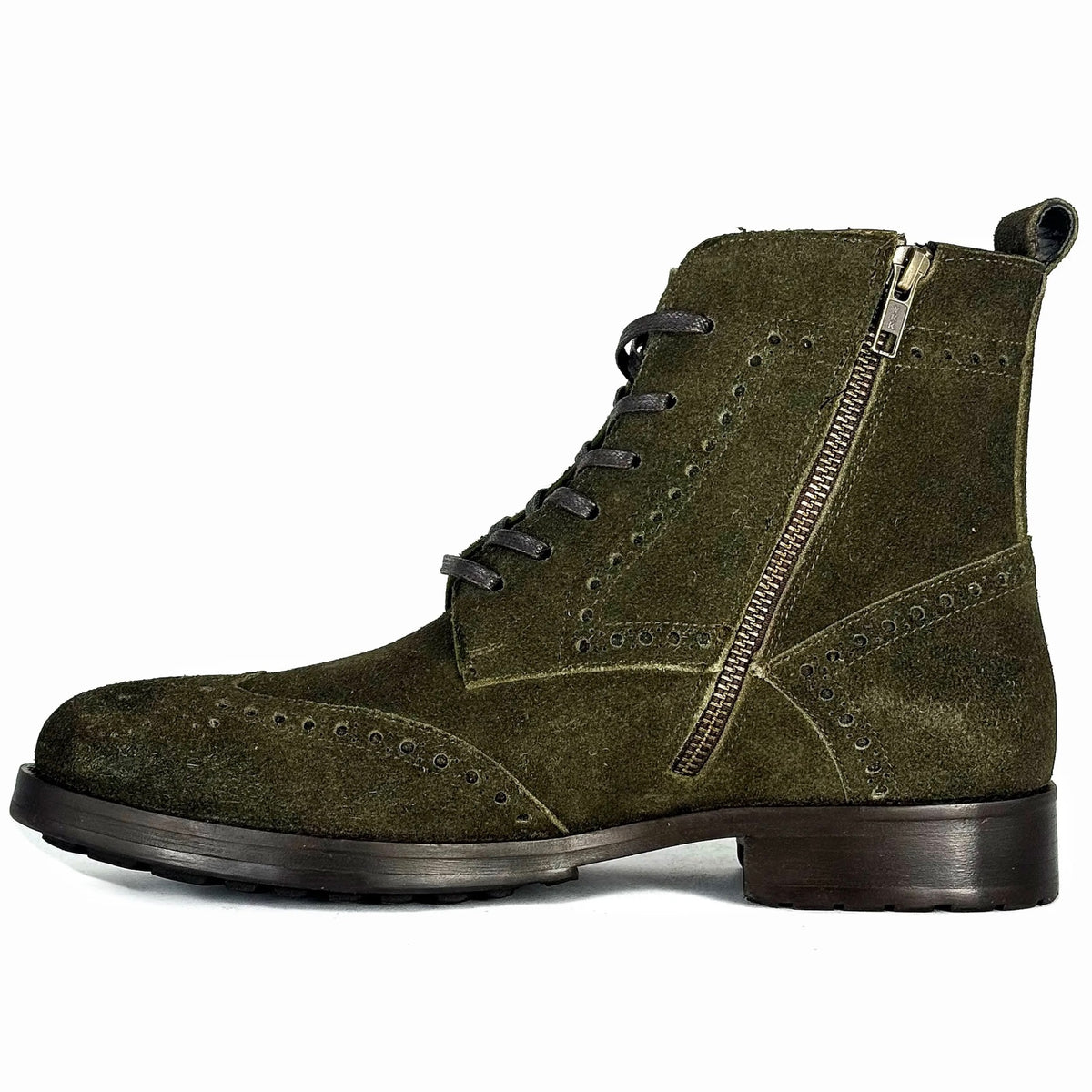 PETER BOOTS GAMUZA GREEN (TRACK)