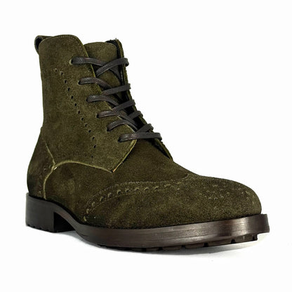 PETER BOOTS GAMUZA GREEN (TRACK)