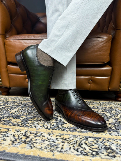 MARQUES PIEL PATINA GREEN & BROWN