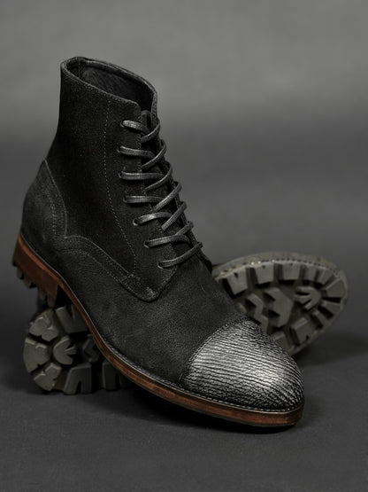 MAURO BOOTS GAMUZA & TIBURON BLACK