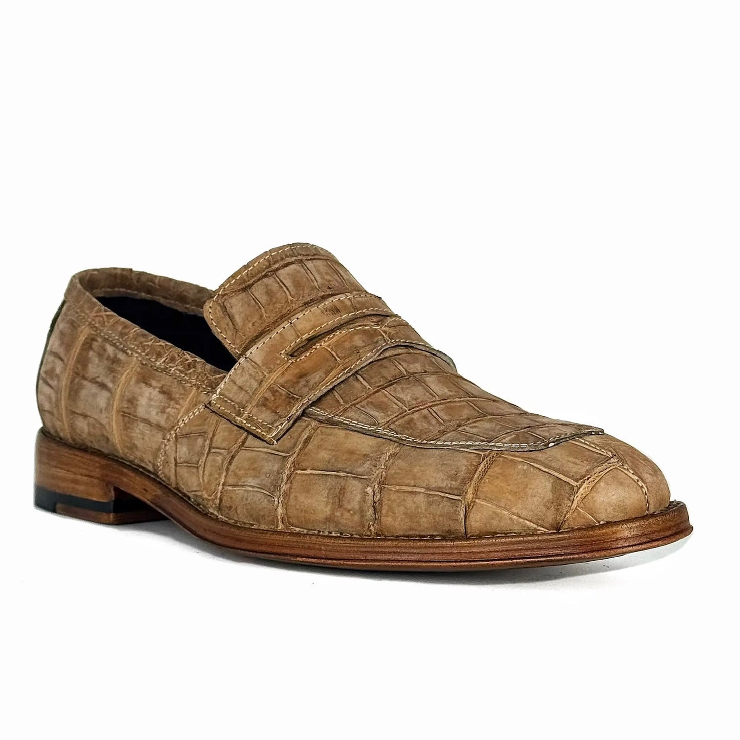 DORIAN COCODRILO BEIGE NOBUCK