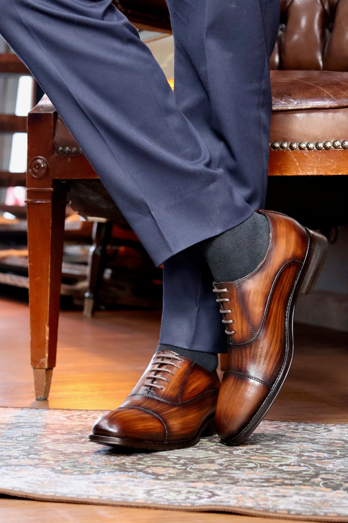 ALEJANDRO PIEL PATINA BROWN