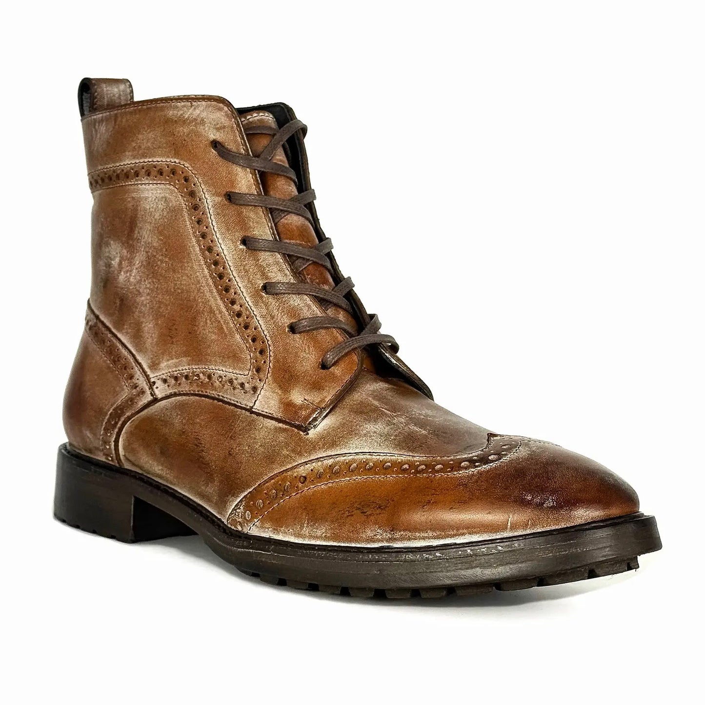 PETER BOOTS PIEL BROWN RUSTICO