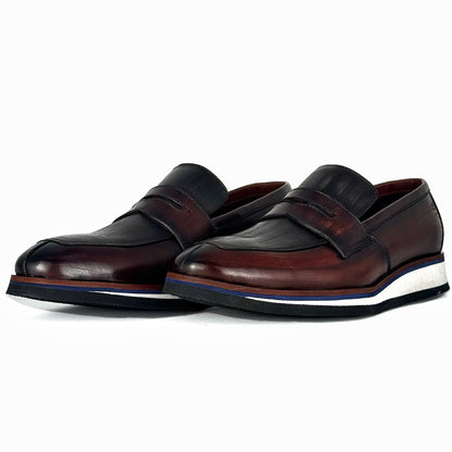 SNEAKER PIEL WINE