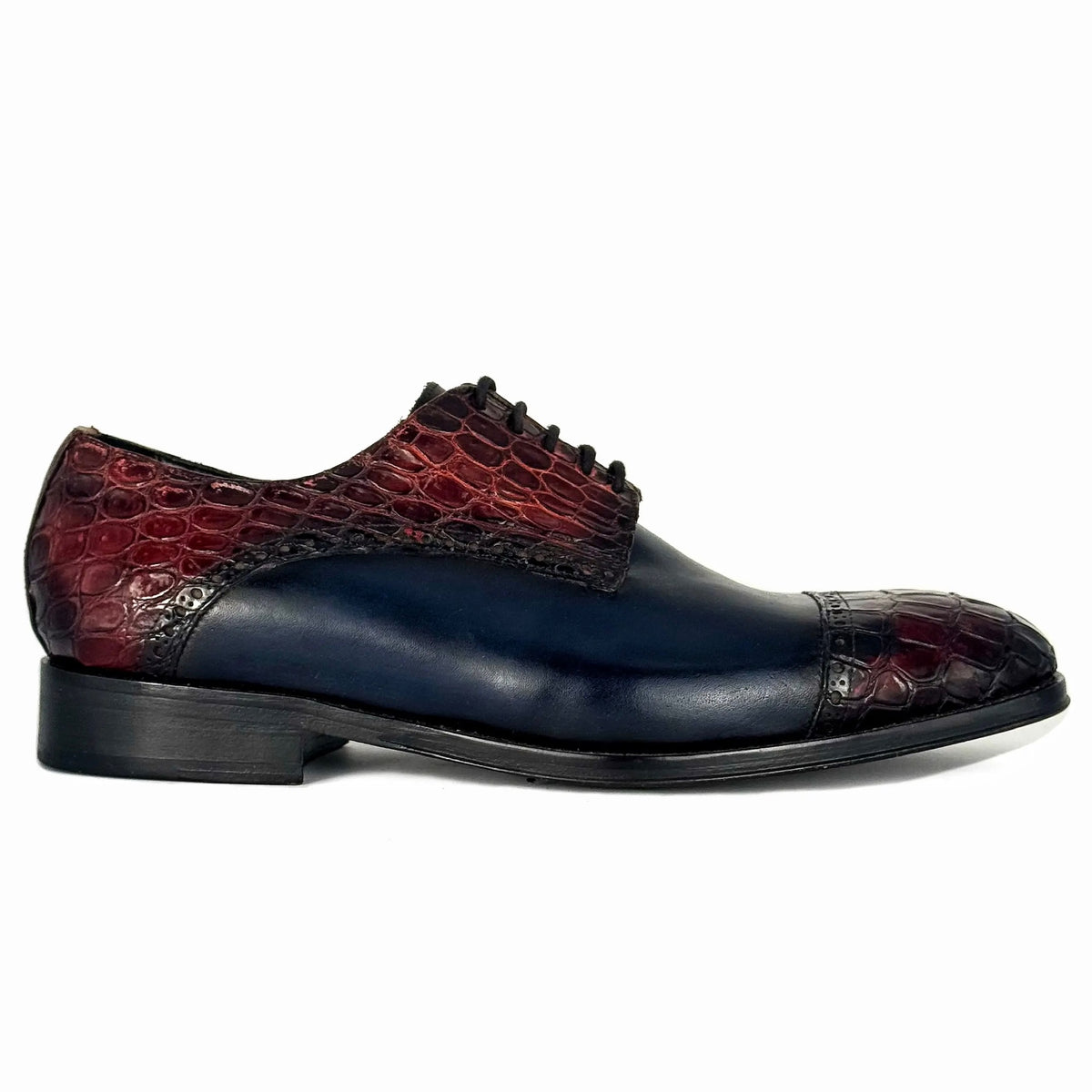 SAUL COCODRILO & PIEL BLUE RED