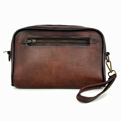 BROWN FLOATER BANDOLERA