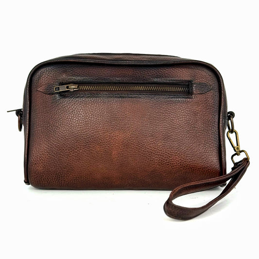 BROWN FLOATER BANDOLERA