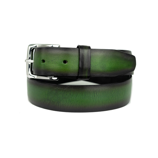 GREEN LEATHER BELT