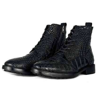 PETER BOOTS COCODRILO NILOTICUS BLACK