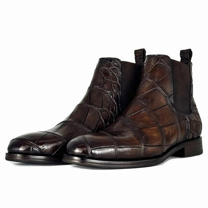SAMUEL CHELSEA COCODRILO ALLIGATOR BROWN