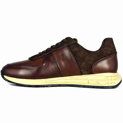 SNEAKER PIEL & GAMUZA BROWN