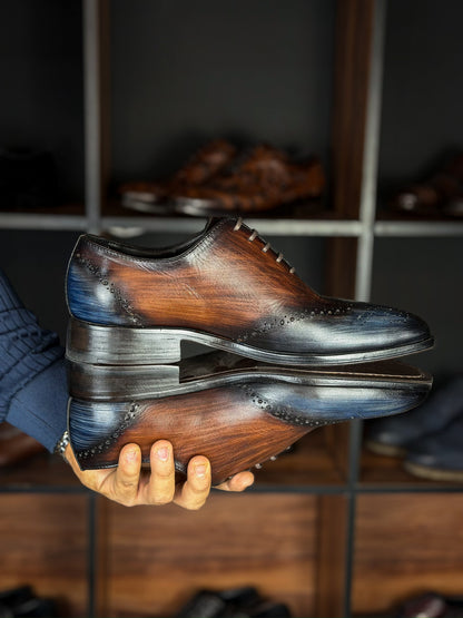CESAR WHOLECUT ITALIA BROWN &amp; BLUE 