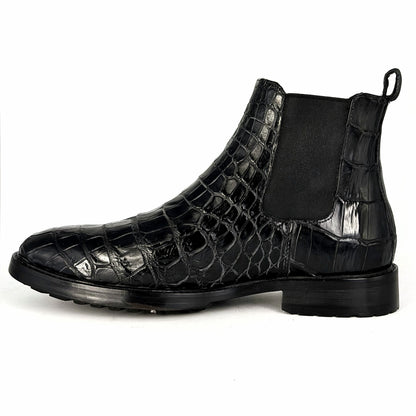 SAMUEL CHELSEA CROCODILE BLACK (TRACK)