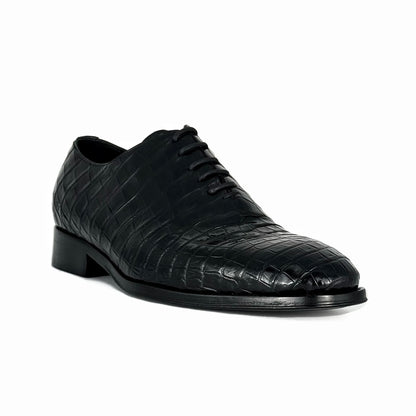 HUGO WHOLECUT COCODRILO BLACK