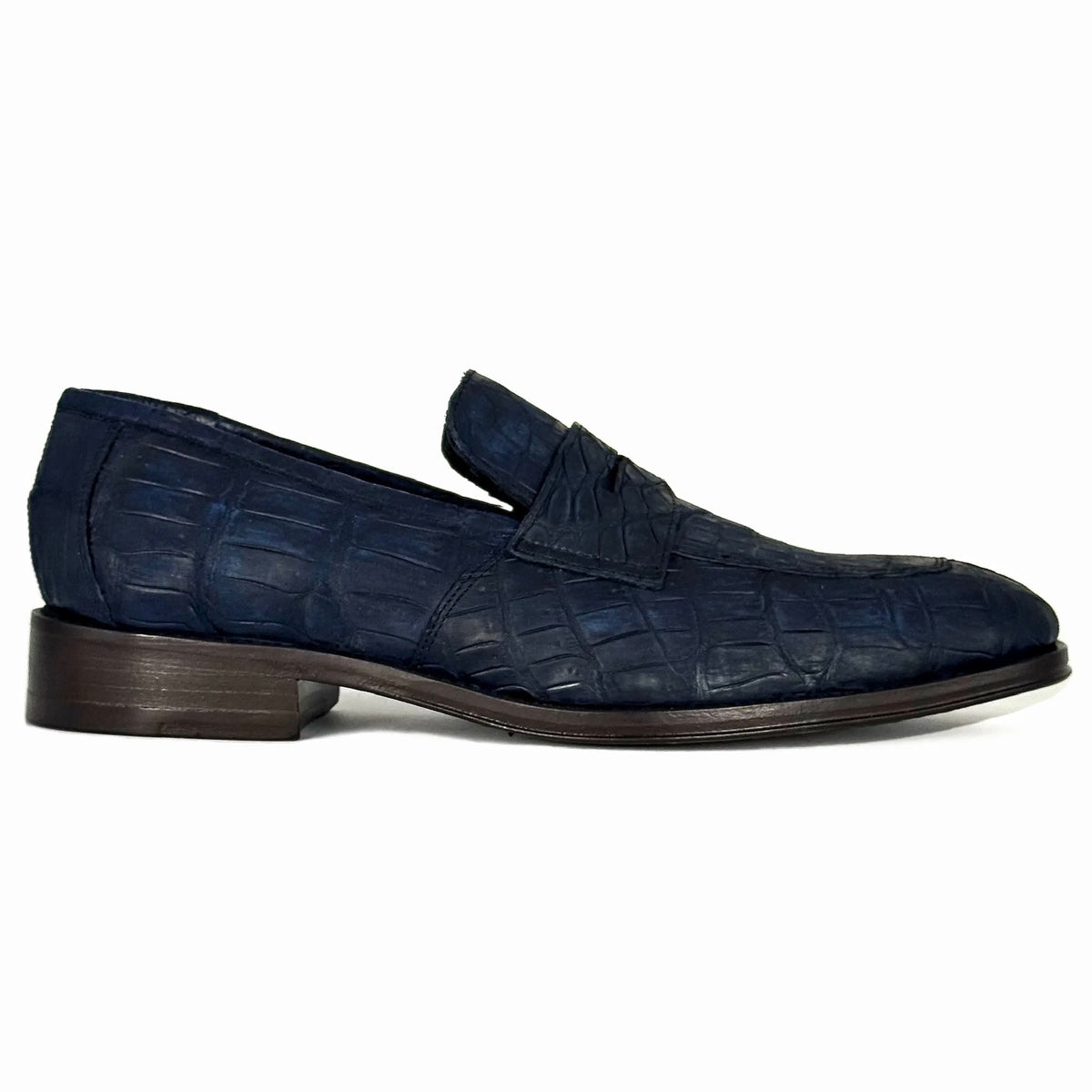 DORIAN COCODRILO BLUE NOBUCK