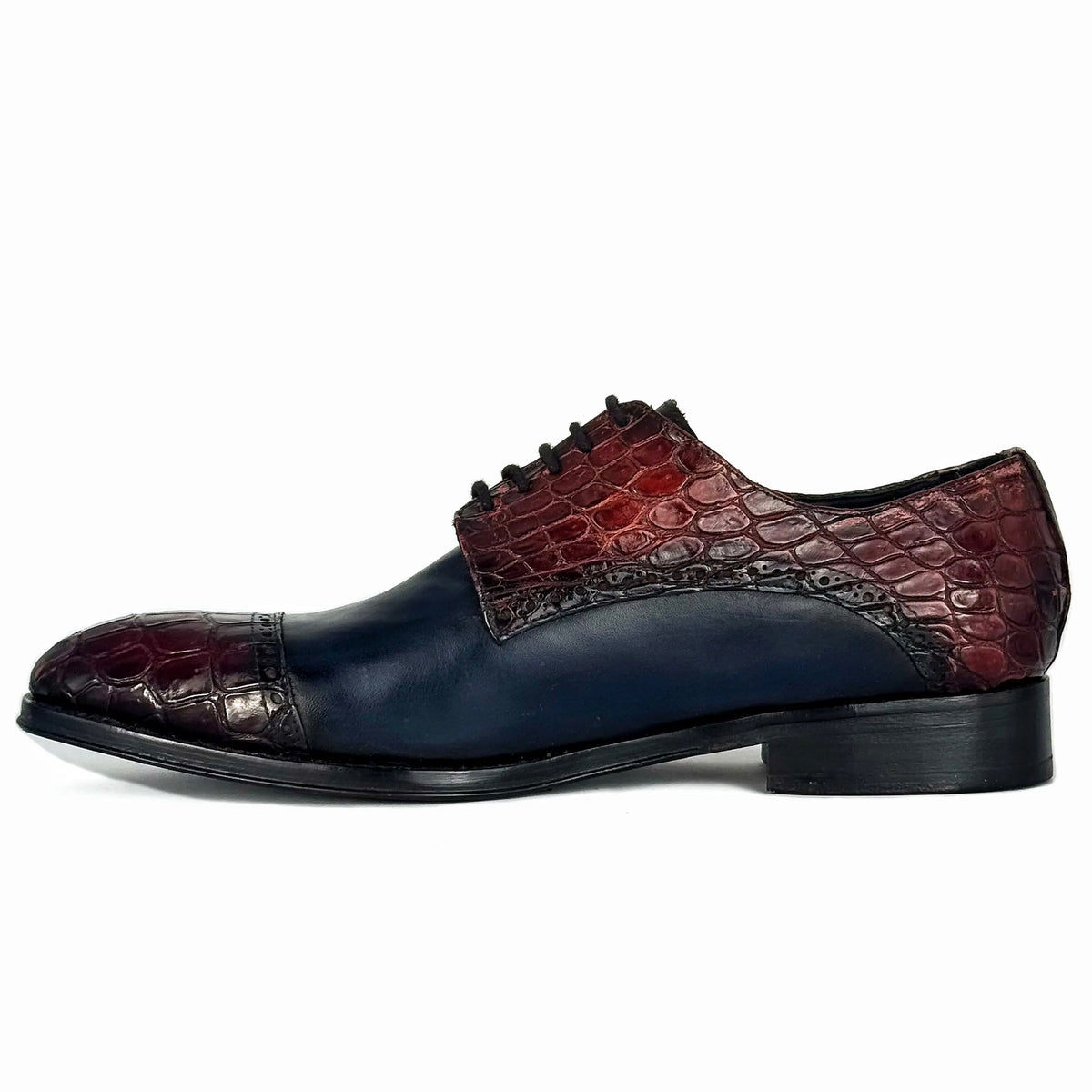 SAUL COCODRILO & PIEL BLUE RED