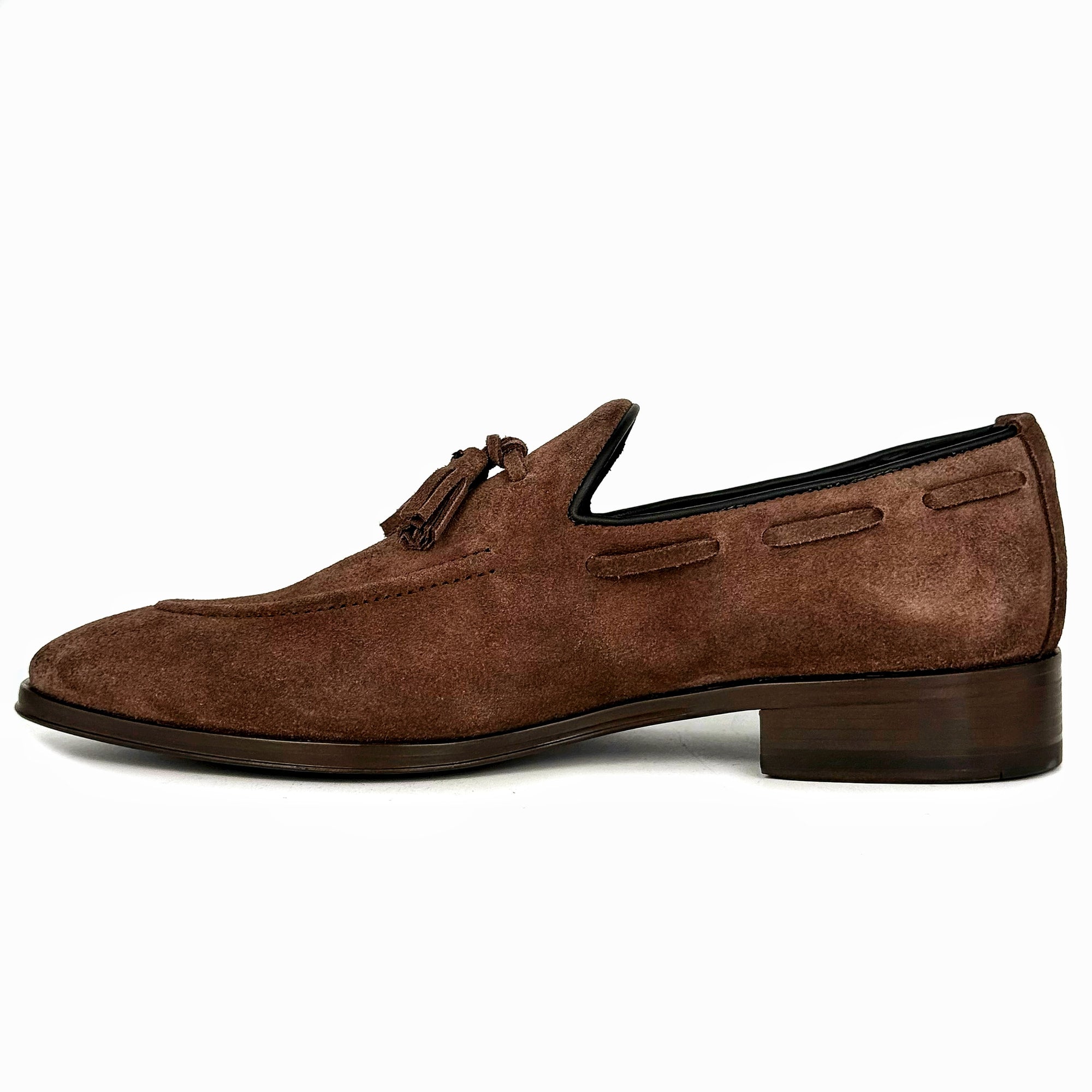 DARK BROWN SUEDE VALERIO