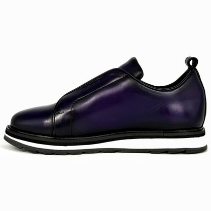 PURPLE LEATHER SNEAKER