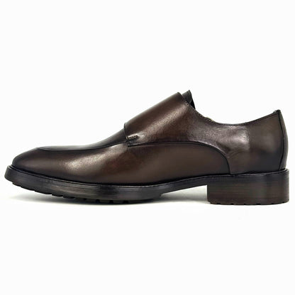 DARK BROWN LEATHER GABRIEL (TRACK)