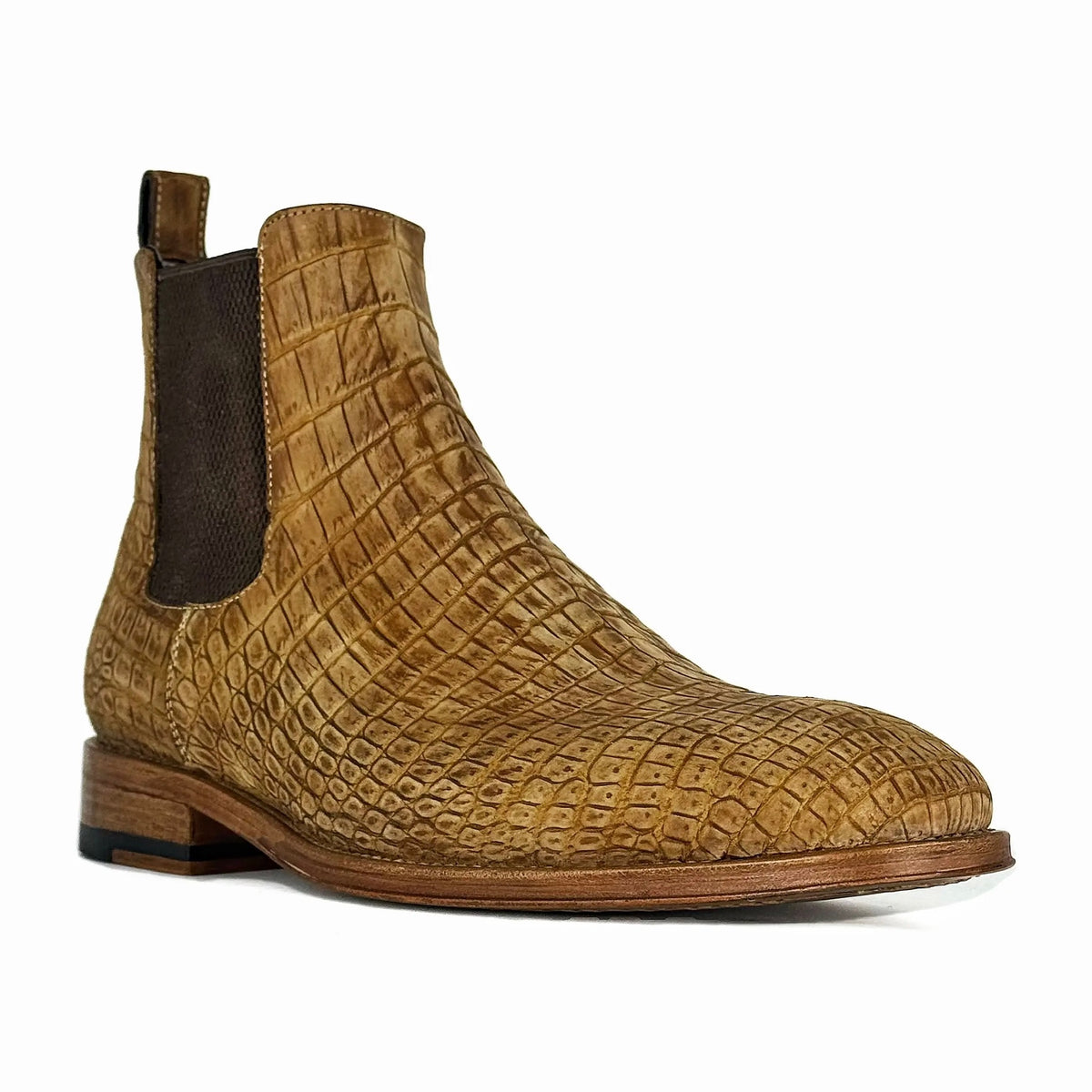 SAMUEL CHELSEA COCODRILO NOBUCK BEIGE