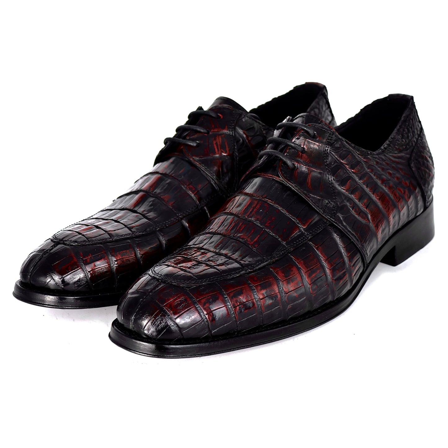 ELIAS CROCODILE RED BLACK