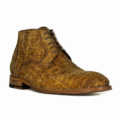 LEONEL COCODRILO NOBUCK BEIGE