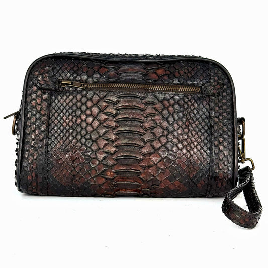 BANDOLERA DARK BROWN PITON