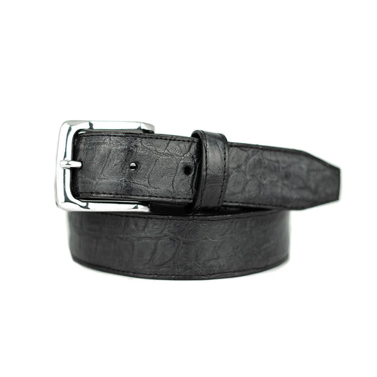GREY CROCO BELT