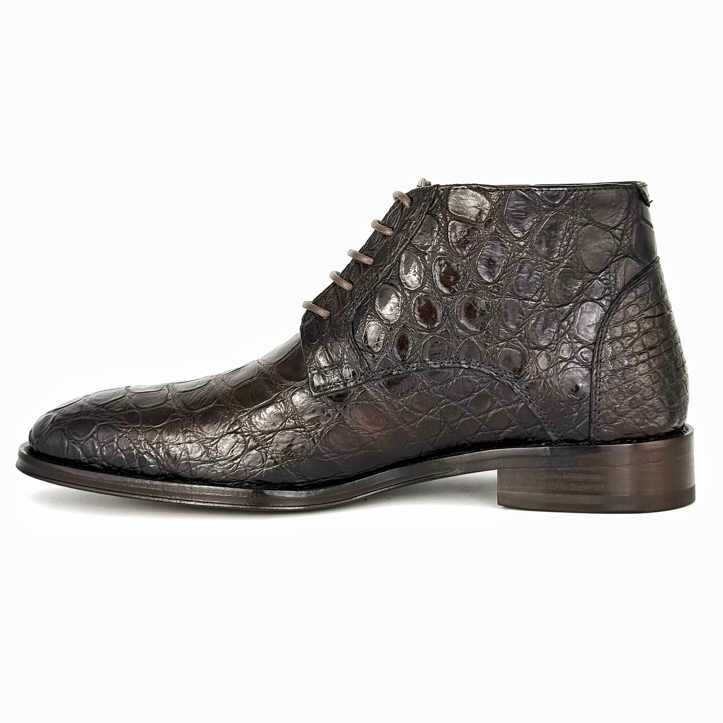 DARK BROWN CROCO LEONEL