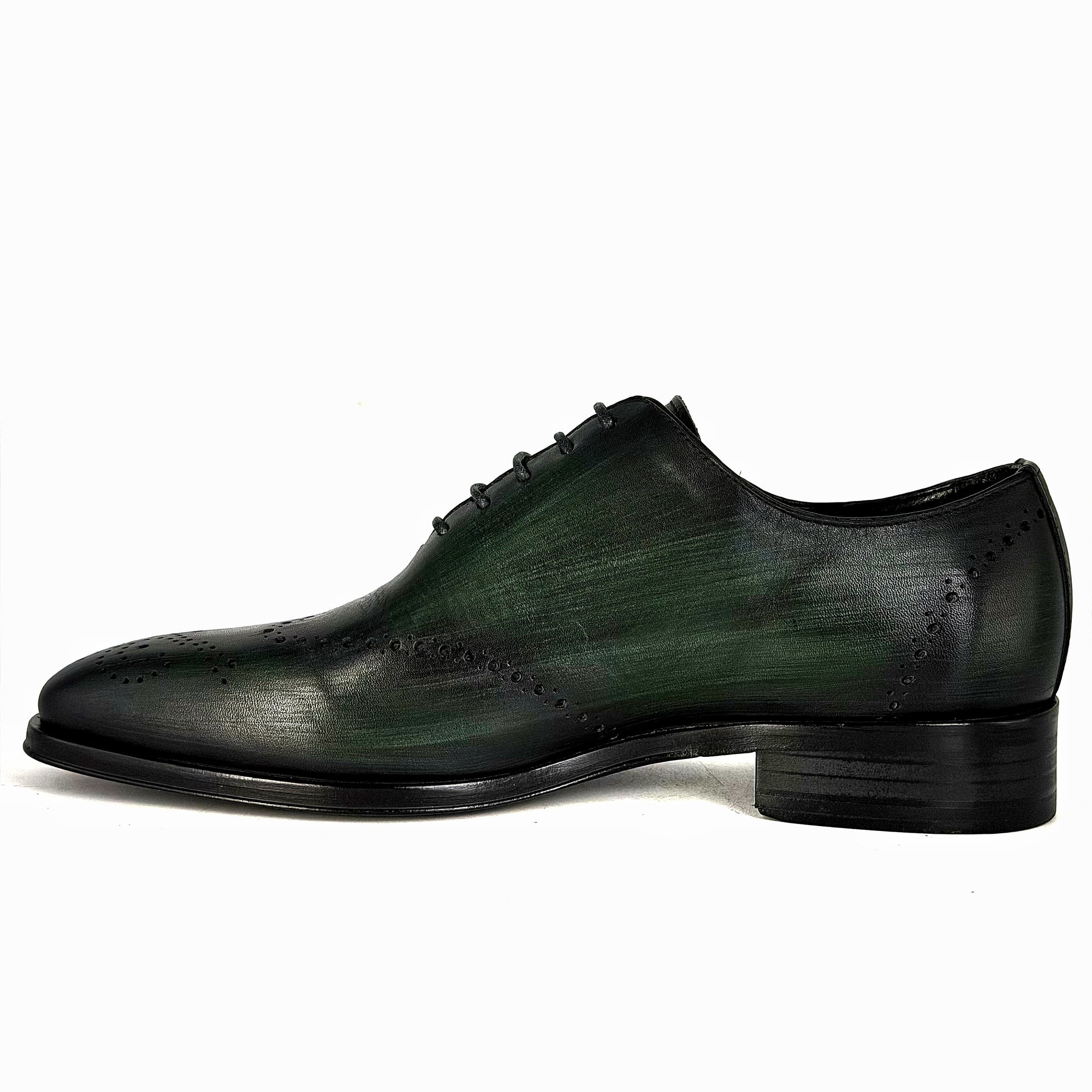 CESAR LEATHER PATINA GREEN ITALIA