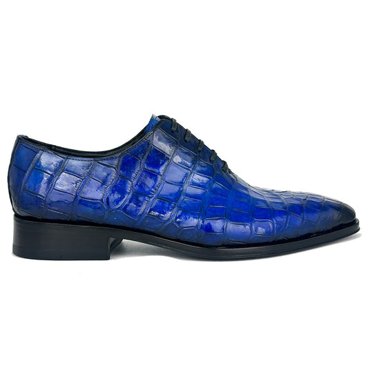 BLUE WHOLECUT CROCO HUGO