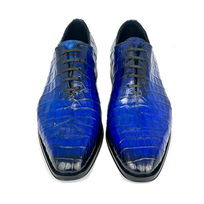 BLUE WHOLECUT CROCO HUGO
