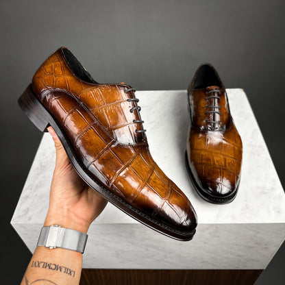 LIGHT BROWN CROCO ALEXANDER